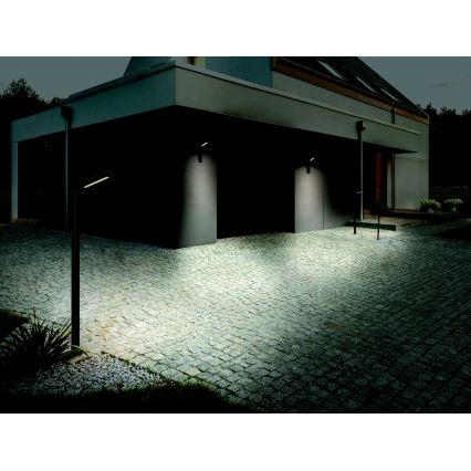 Zambelis E206 - LED-Außenleuchte LED/10W/230V IP54 anthrazit