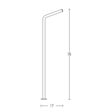 Zambelis E206 - LED-Außenleuchte LED/10W/230V IP54 anthrazit