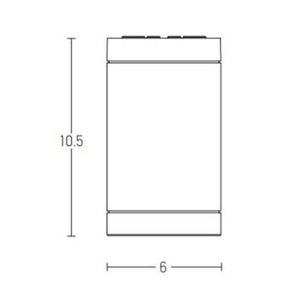 Zambelis E220 - Außenstrahler 1xGU10/7W/230V IP54 weiß