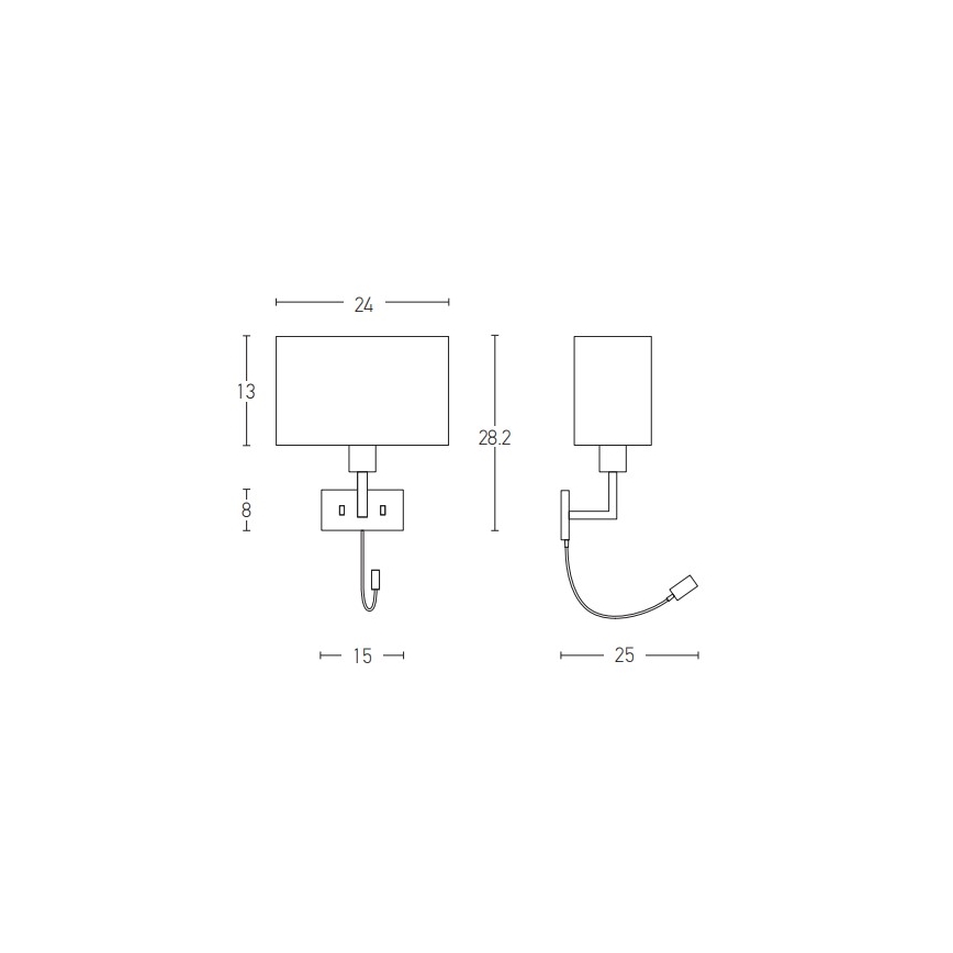 Zambelis H51 - LED Flexibles Leuchtmittel LED/3W + 1xE27/40W/230V