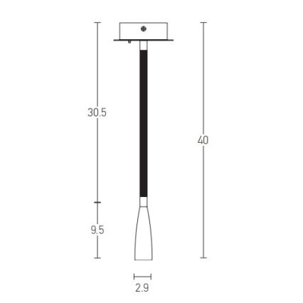 Zambelis H63 - LED Flexibles Leselicht LED/3W/230V Messing
