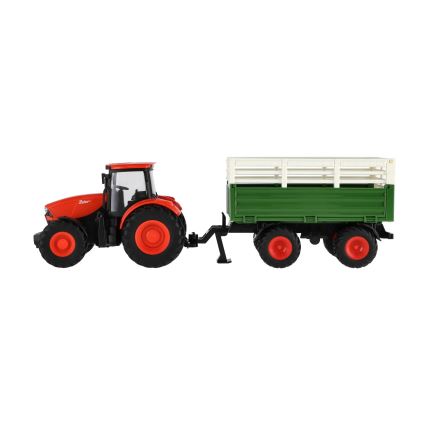 Zetor-Traktor mit Anhänger, 2xAA + Fernbedienung