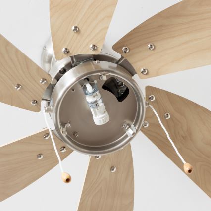 ZEVENTI - Deckenventilator FAMARA 1xE14/60W/230V beige