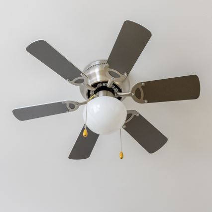 ZEVENTI - Deckenventilator GALDANA 1xE27/60W/230V grau/weiß