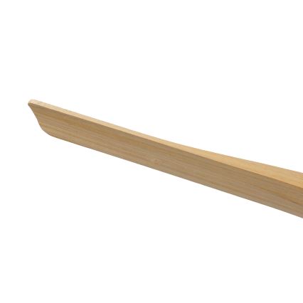 ZEVENTI - Deckenventilator VELLON Wi-Fi Tuya weiß/Paulownia + Fernbedienung