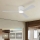 ZEVENTI - Dimmbarer LED-Deckenventilator AUREX LED/24W/230V 3000/4000/6000K Wi‑Fi Tuya weiß + Fernbedienung