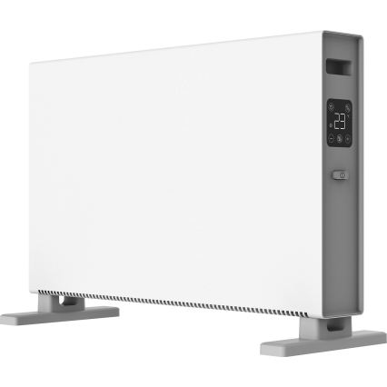 ZEVENTI - Elektrischer Direktheizer/Konvektor mit LCD-Display 1250/2000W/230V weiß + Fernbedienung