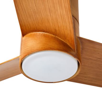 ZEVENTI - LED Deckenventilator BARROSA LED/18W/230V 3000/4000/6000K Wi-Fi Tuya Braun + Fernbedienung