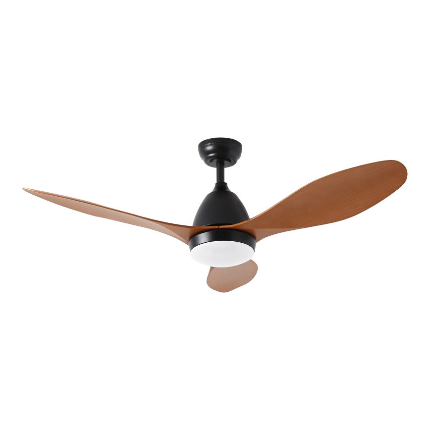 ZEVENTI - LED-Deckenventilator MURO LED/18W/230V 3000-6000K Wi-Fi Tuya schwarz + Fernbedienung