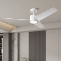 ZEVENTI - LED-Deckenventilator ORVIETO LED/18W/230V 3000/4000/6000K Wi‑Fi Tuya weiß + Fernbedienung