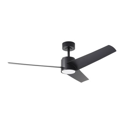 ZEVENTI - LED Deckenventilator ORVIETO LED/18W/230V 3000-6000K Wi-Fi Tuya schwarz + Fernbedienung