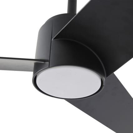 ZEVENTI - LED Deckenventilator ORVIETO LED/18W/230V 3000-6000K Wi-Fi Tuya schwarz + Fernbedienung