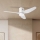 ZEVENTI - LED-Deckenventilator PADUA LED/18W/230V 3000-6000K Wi-Fi Tuya weiß + Fernbedienung