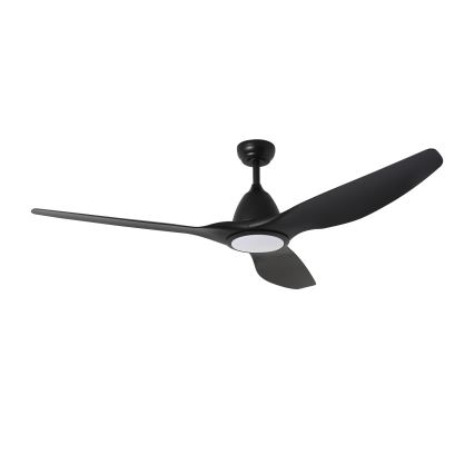 ZEVENTI - LED-Deckenventilator URBINO LED/20W/230V 3000-6000K Wi-Fi Tuya schwarz + Fernbedienung