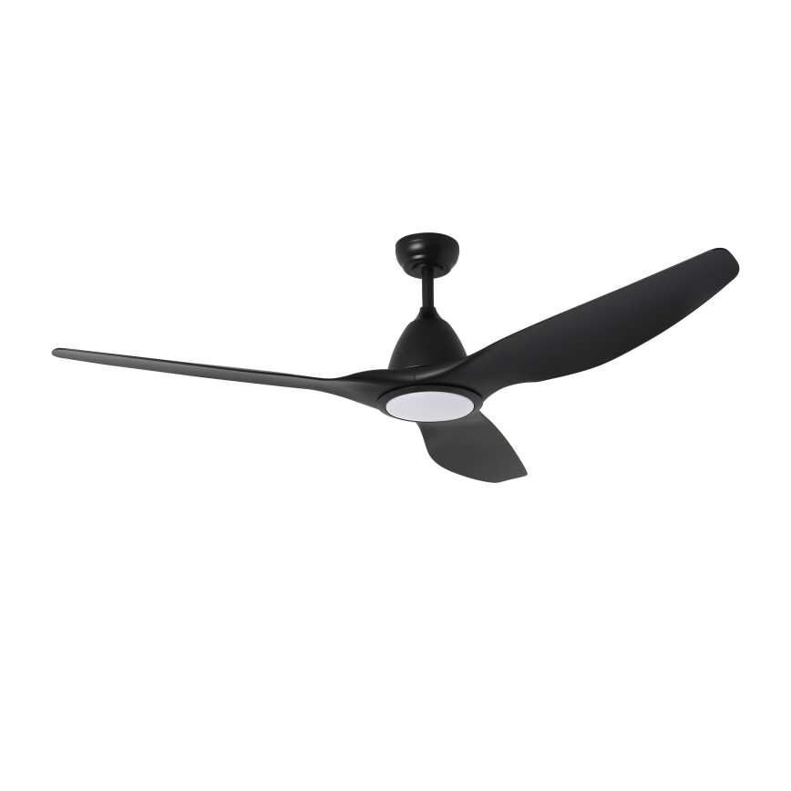 ZEVENTI - LED-Deckenventilator URBINO LED/20W/230V 3000-6000K Wi-Fi Tuya schwarz + Fernbedienung