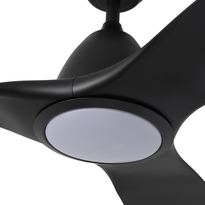 ZEVENTI - LED-Deckenventilator URBINO LED/20W/230V 3000-6000K Wi-Fi Tuya schwarz + Fernbedienung