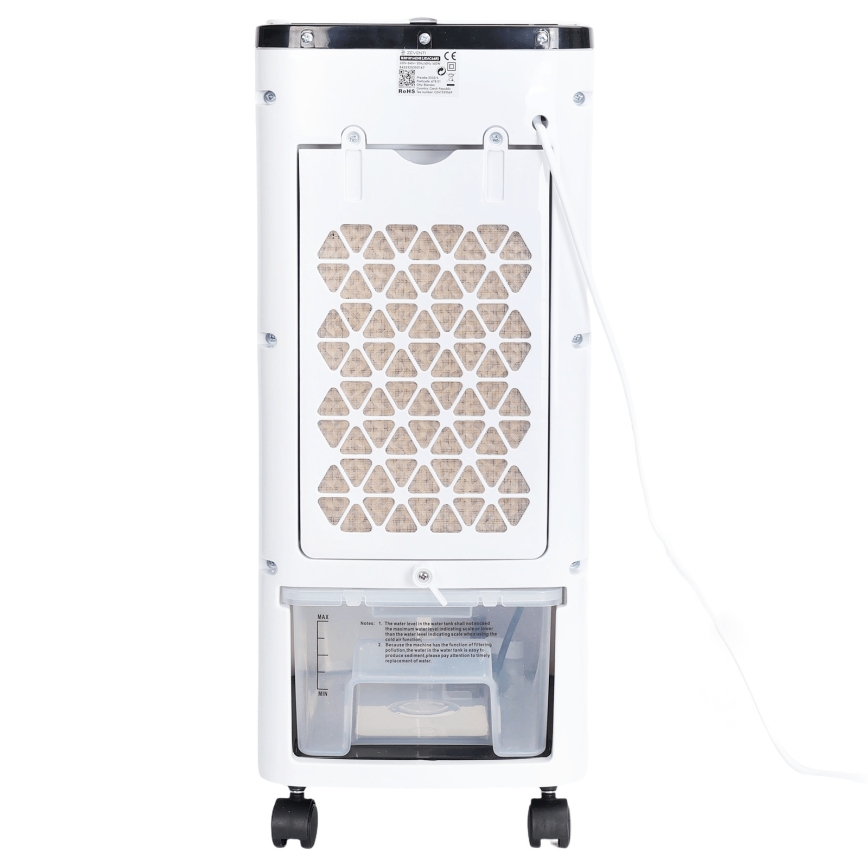 ZEVENTI - Luftkühler ARCTIC 60W/230V schwarz/weiß + Fernbedienung