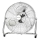 ZEVENTI - Standventilator FLOW 100 W/230 V, Ø 54 cm, hochglanzverchromt
