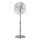 ZEVENTI - Standventilator FLOW 50W/230V 125 cm, hochglänzender Chrom