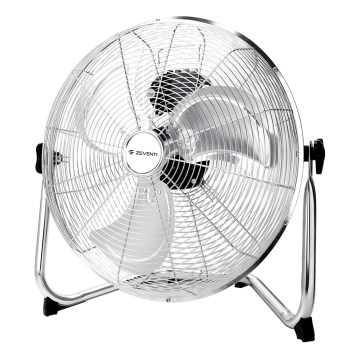 ZEVENTI - Standventilator FLOW 60W/230V 44,5 cm Hochglanz-Chrom