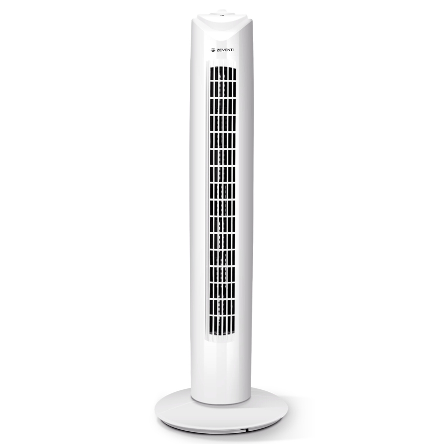 ZEVENTI - Turmventilator FLOW 45W/230V weiß