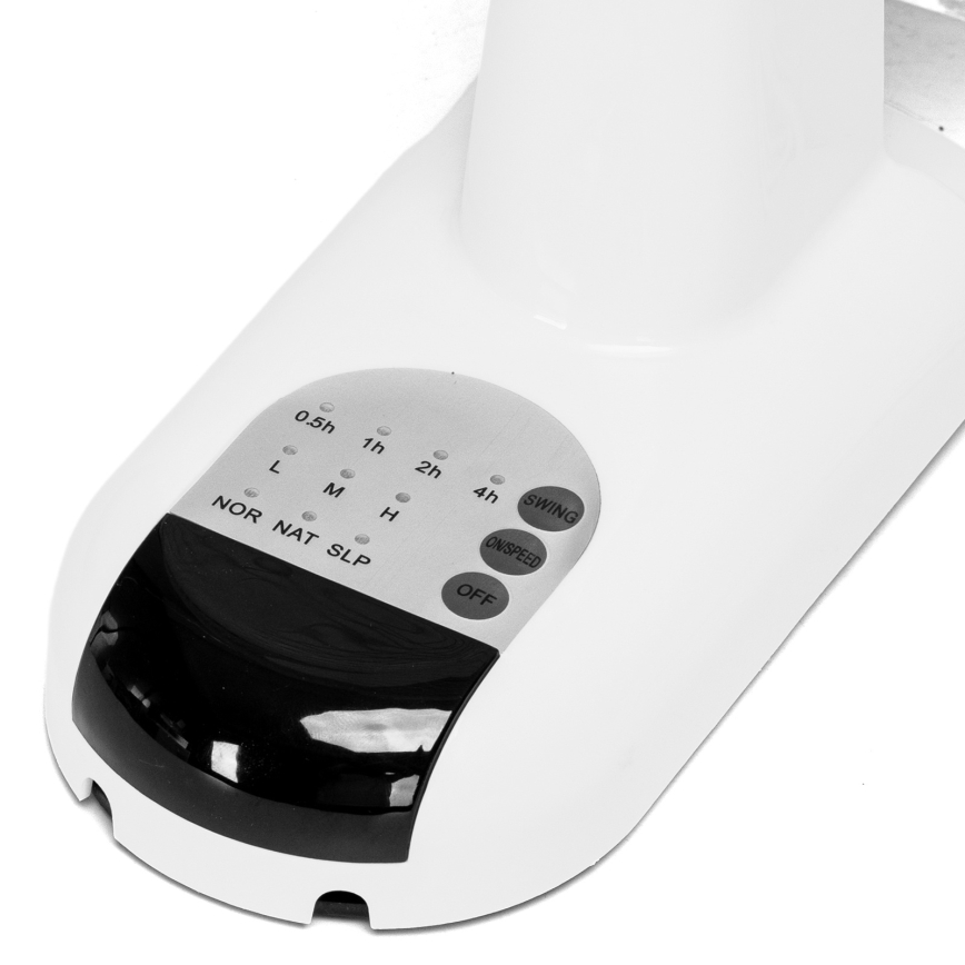 ZEVENTI - Wandventilator FANNY 45W/230V Ø 41 cm weiß + Fernbedienung