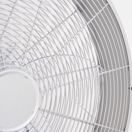 ZEVENTI - Wandventilator FANNY 50W/230V Ø 45 cm mattchrom + Fernbedienung
