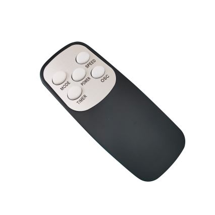 ZEVENTI - Wandventilator FANNY 50W/230V Ø 45 cm mattchrom + Fernbedienung