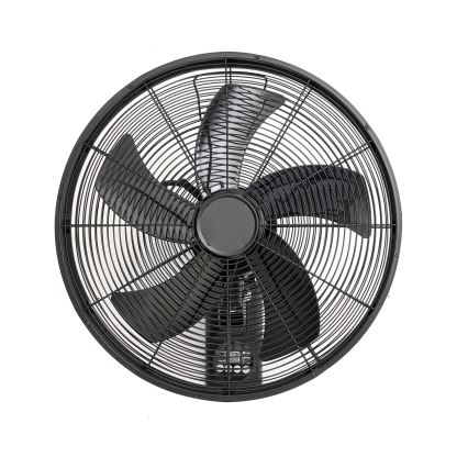 ZEVENTI - Wandventilator FANNY 50W/230V schwarz + Fernbedienung