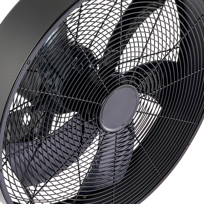 ZEVENTI - Wandventilator FANNY 50W/230V schwarz + Fernbedienung