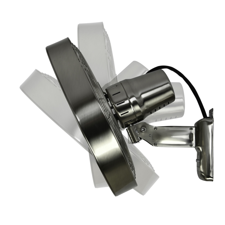 ZEVENTI - Wandventilator FREEZE 50W/230V d 40 cm matt Chrom + Fernbedienung