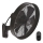 ZEVENTI - Wandventilator FREEZE 50W/230V d 40 cm schwarz/braun + Fernbedienung
