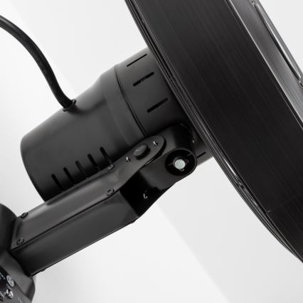 ZEVENTI - Wandventilator FREEZE 50W/230V d 40 cm schwarz + Fernbedienung