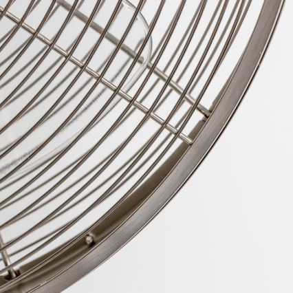 ZEVENTI - Wandventilator FREEZE 50W/230V Ø 45 cm mattchrom + Fernbedienung