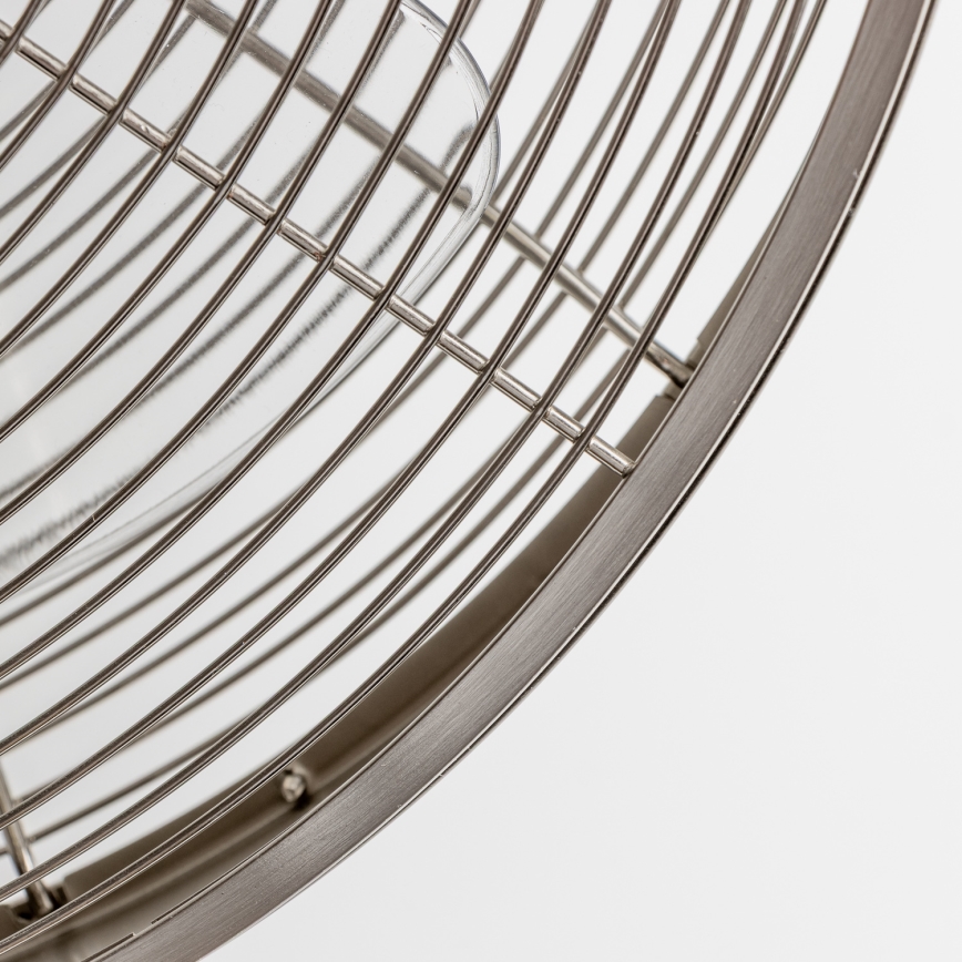 ZEVENTI - Wandventilator FREEZE 50W/230V Ø 45 cm mattchrom + Fernbedienung