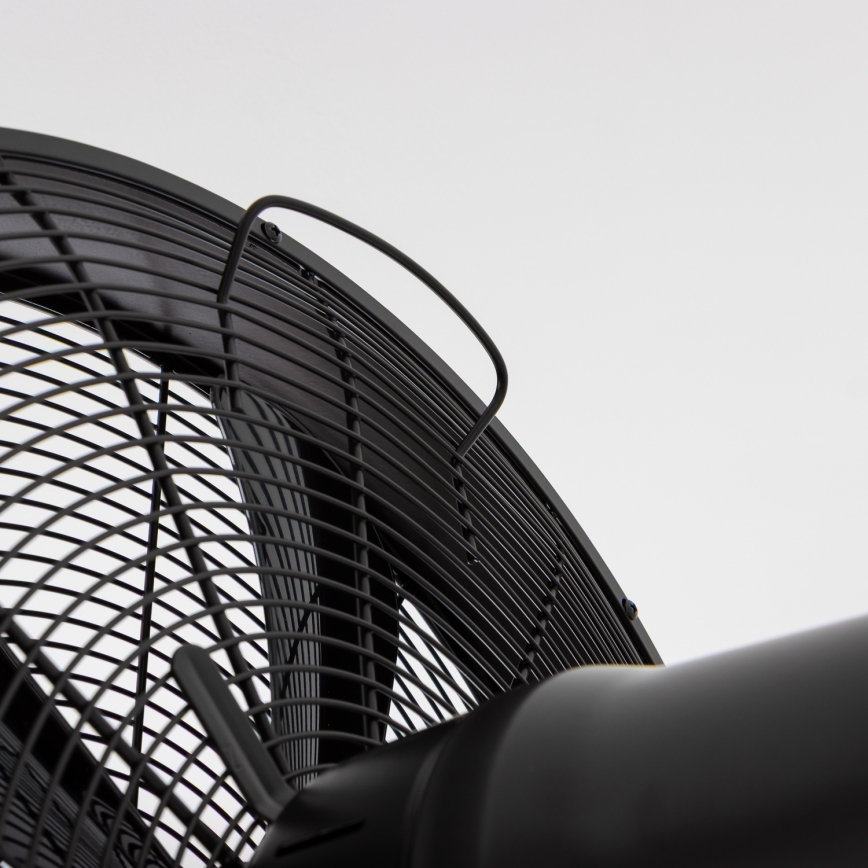 ZEVENTI - Wandventilator FREEZE 50W/230V Ø 45 cm schwarz + Fernbedienung