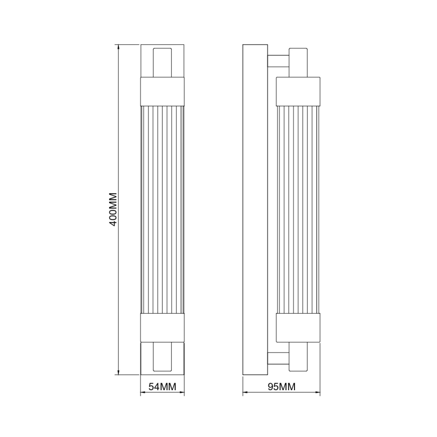 Zuma Line - LED-Wandleuchte LED/8W/230V schwarz