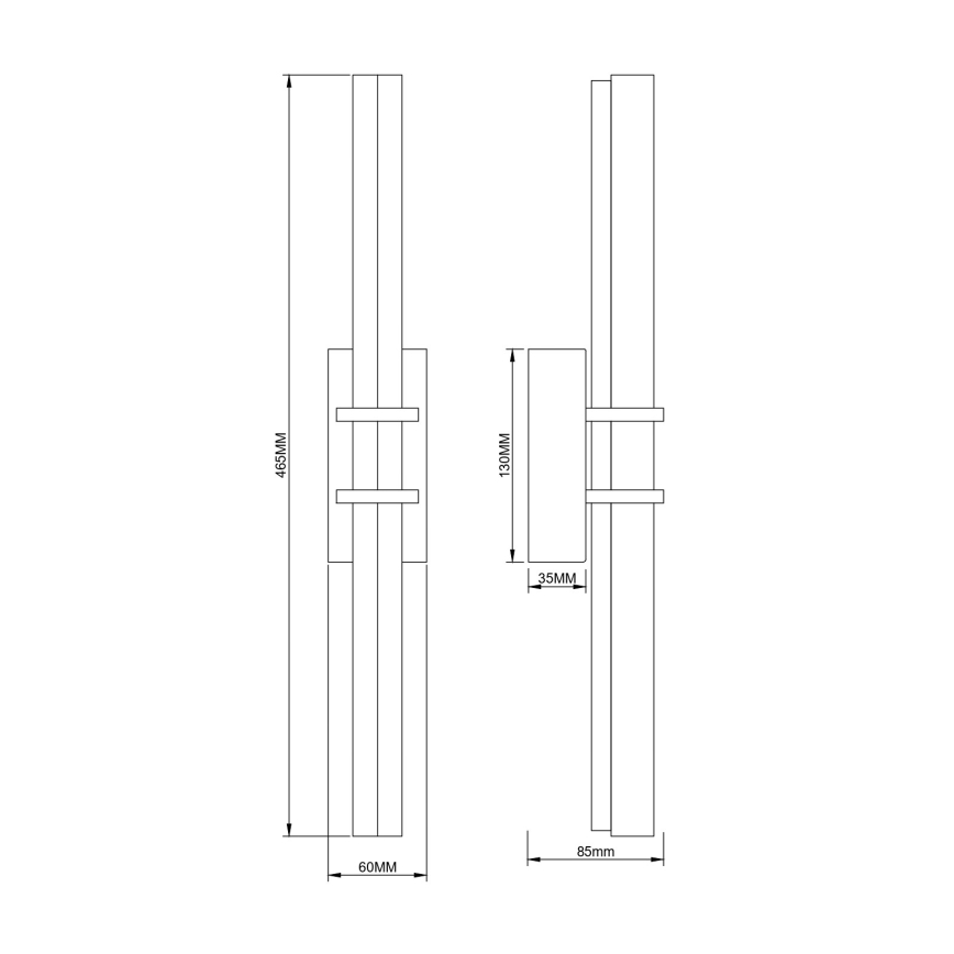 Zuma Line - LED-Wandleuchte LED/10W/230V goldfarben