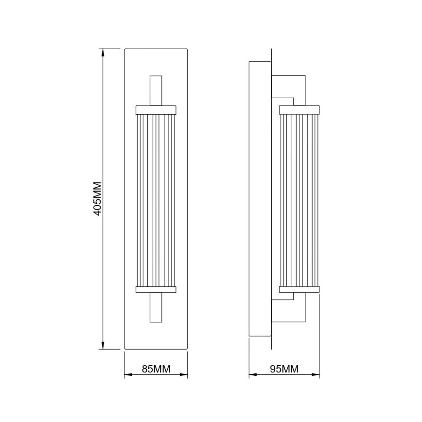 Zuma Line - LED-Wandleuchte LED/8W/230V gold