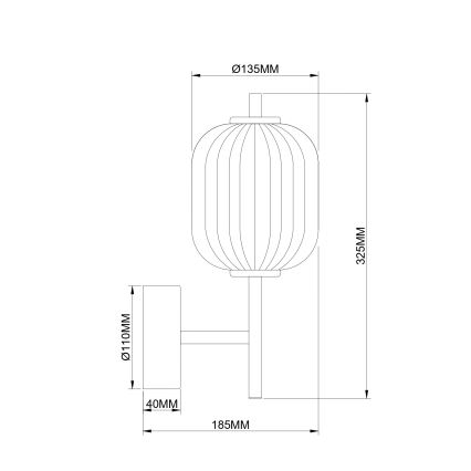 Zuma Line - LED-Wandleuchte LED/6,5W/230V goldfarben