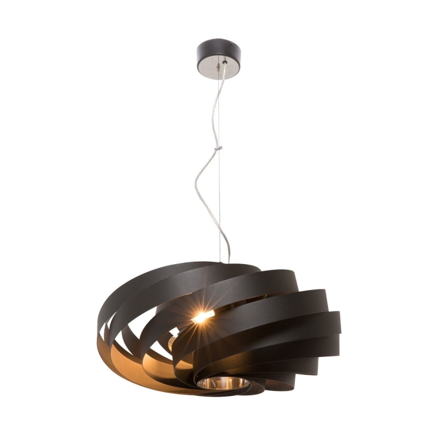 Zuma Line - Hängeleuchte an Schnur 4xE27/40W/230V schwarz