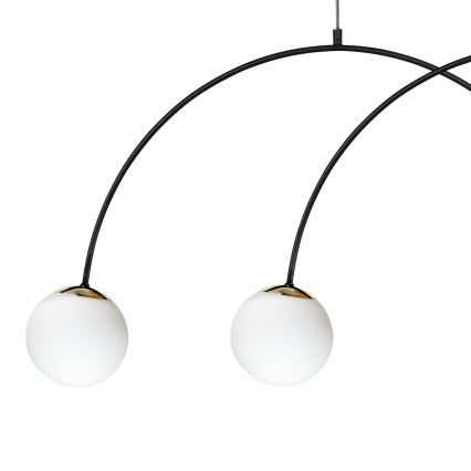 Zuma Line - Pendelleuchte an Kabel 4xE14/10W/230V schwarz