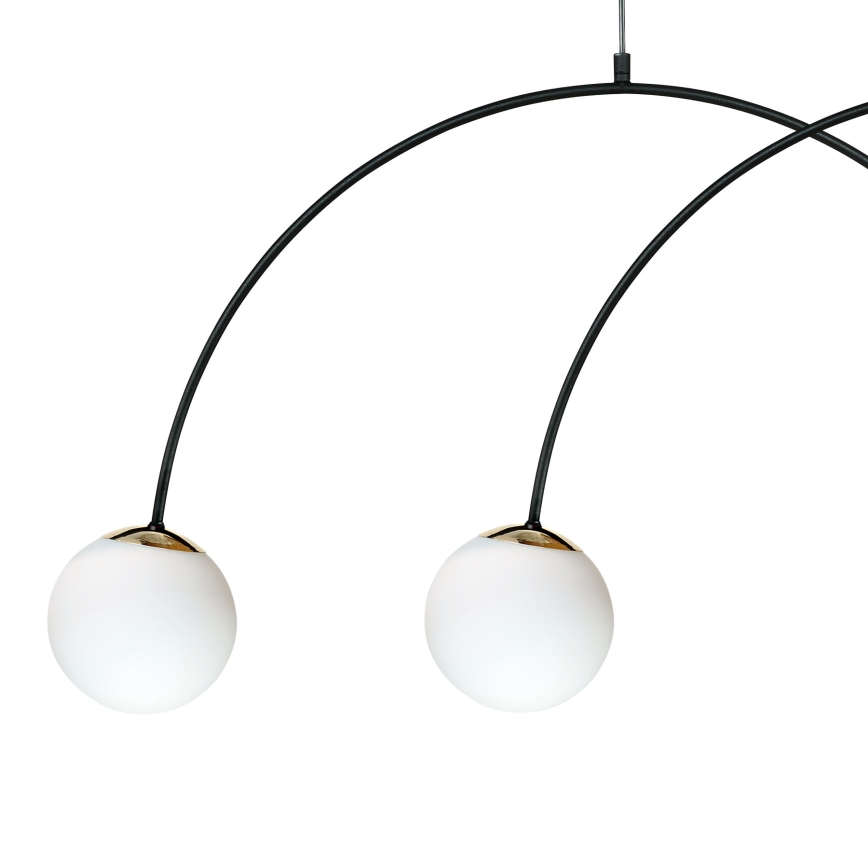 Zuma Line - Pendelleuchte an Kabel 4xE14/10W/230V schwarz