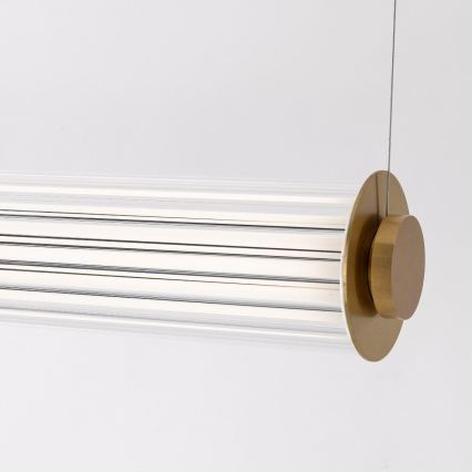 Zuma Line - LED-dimmbarer Pendelleuchter an Kabel LED/39W/230V 2700-6500K gold + Fernbedienung