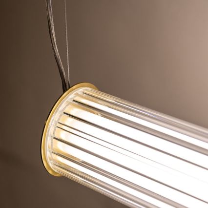 Zuma Line - LED-dimmbarer Pendelleuchter an Kabel LED/39W/230V 2700-6500K gold + Fernbedienung