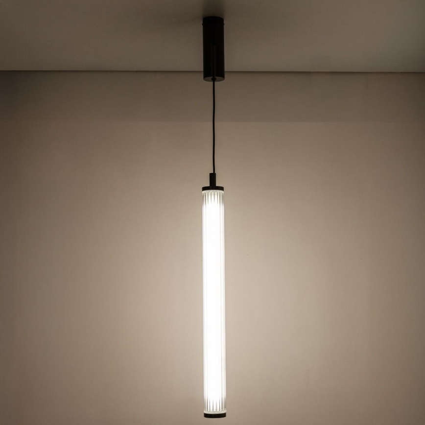 Zuma Line - Dimmbare LED-Pendelleuchte mit Seilaufhängung LED/26W/230V 2700-6500K schwarz + Fernbedienung