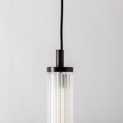 Zuma Line - Dimmbare LED-Pendelleuchte mit Seilaufhängung LED/26W/230V 2700-6500K schwarz + Fernbedienung