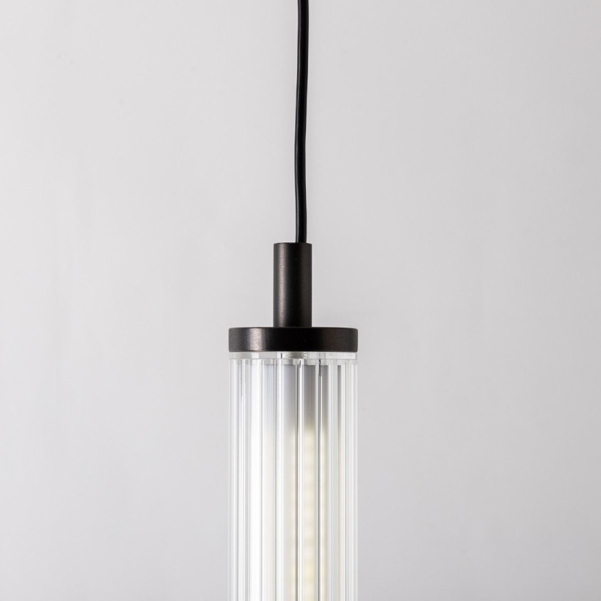 Zuma Line - Dimmbare LED-Pendelleuchte mit Seilaufhängung LED/26W/230V 2700-6500K schwarz + Fernbedienung