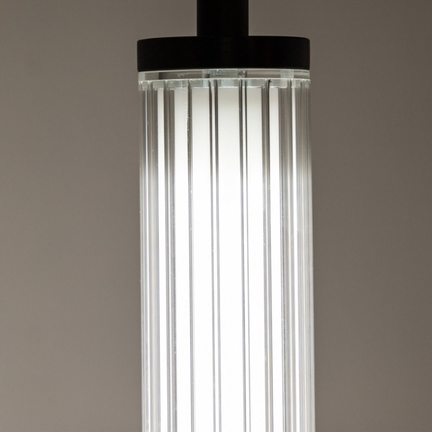 Zuma Line - Dimmbare LED-Pendelleuchte mit Seilaufhängung LED/26W/230V 2700-6500K schwarz + Fernbedienung