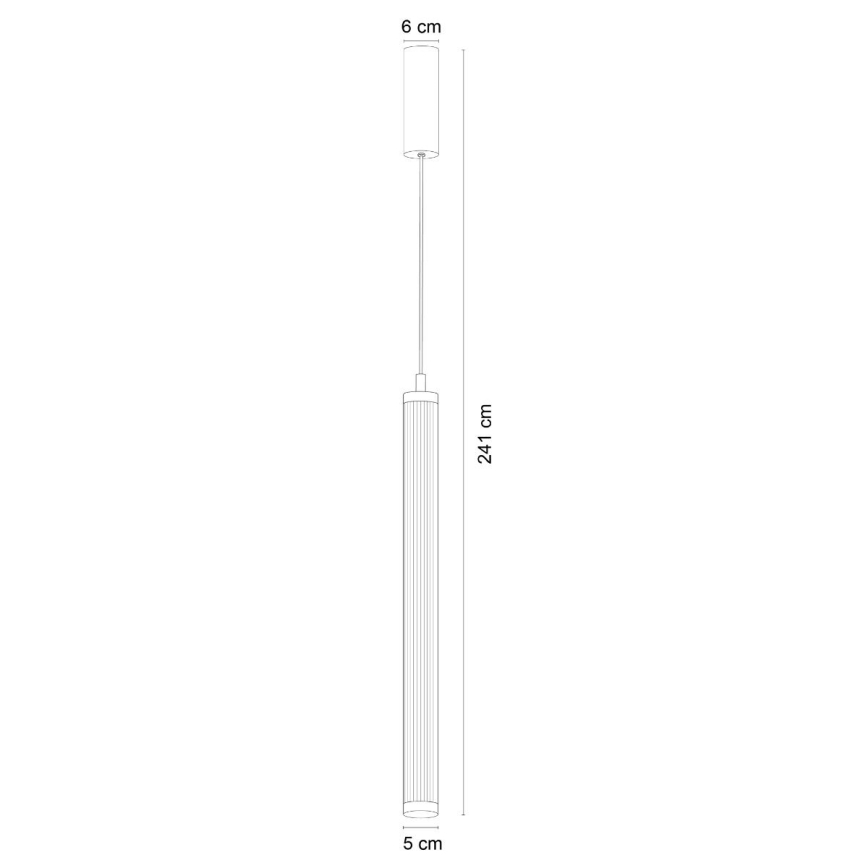 Zuma Line - Dimmbare LED-Pendelleuchte mit Seilaufhängung LED/26W/230V 2700-6500K schwarz + Fernbedienung